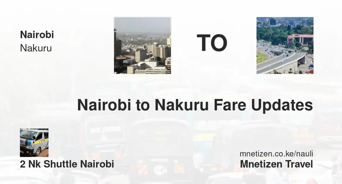 Image of nairobi-to-nakuru-2nk-shuttle fare