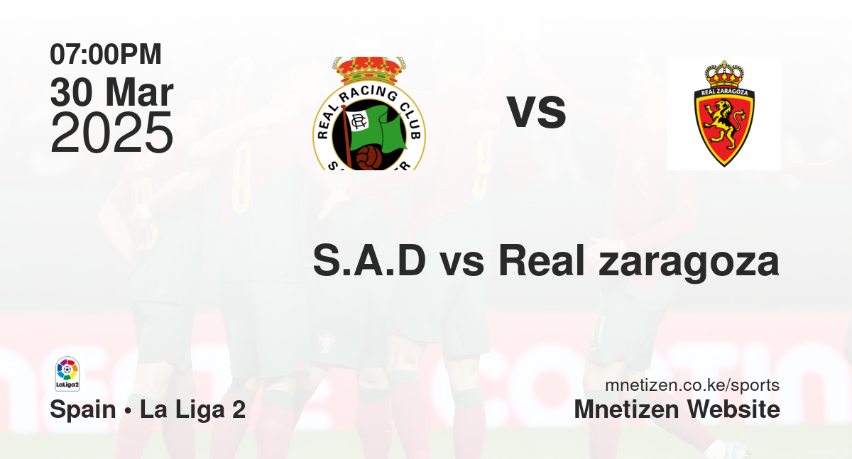 S.A.D vs Real zaragoza