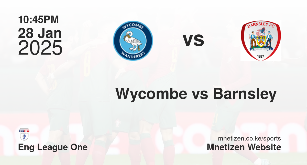 Wycombe vs Barnsley 