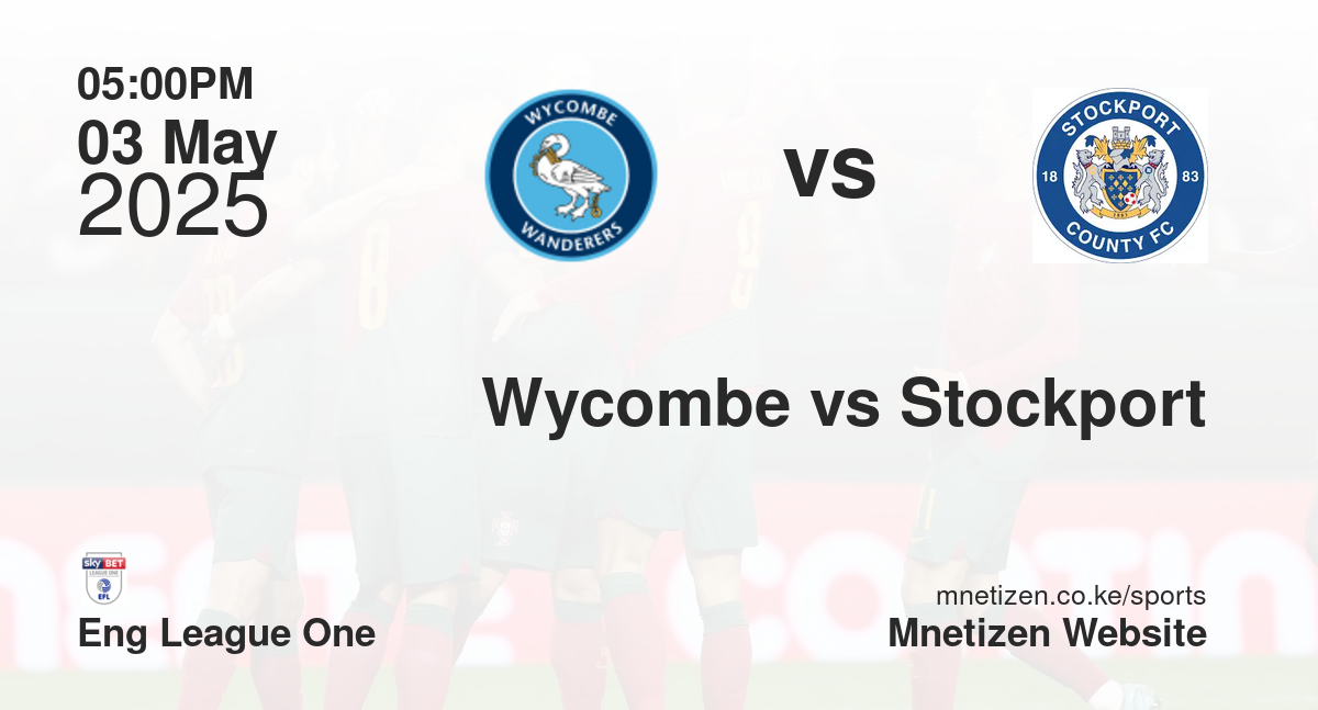 Wycombe vs Stockport