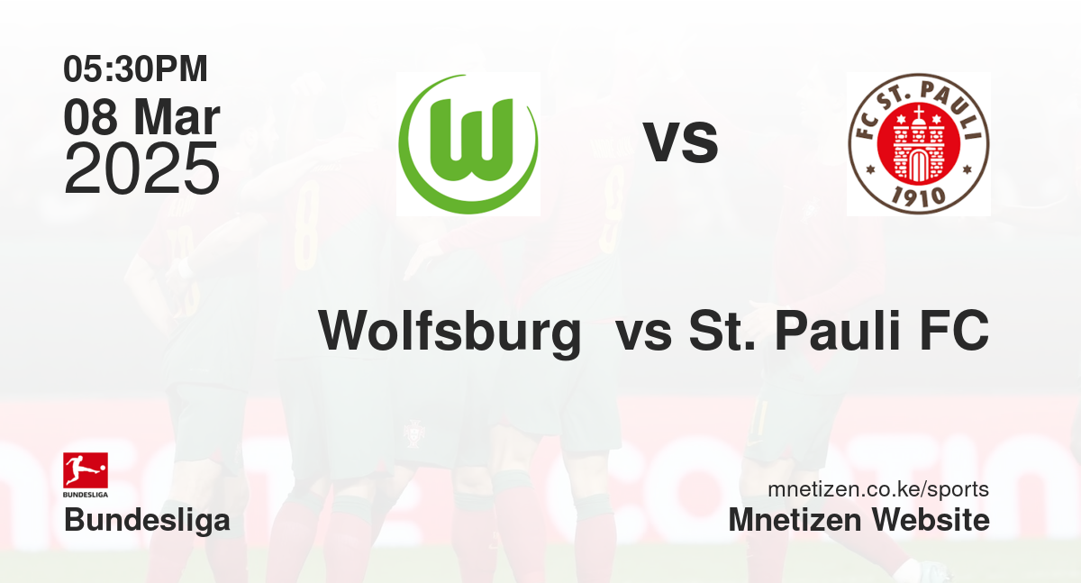 Wolfsburg  vs St. Pauli FC