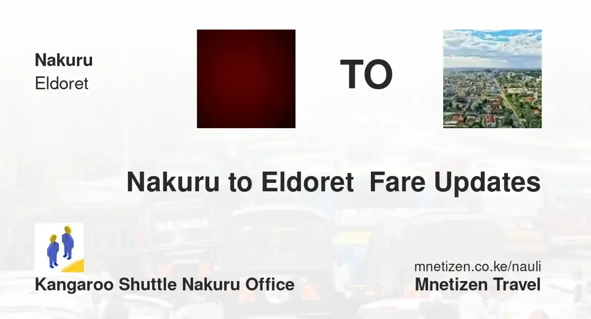 Image of nakuru-to-eldoret-kangaroo-shuttle-office fare