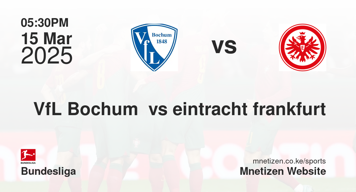 VfL Bochum  vs eintracht frankfurt
