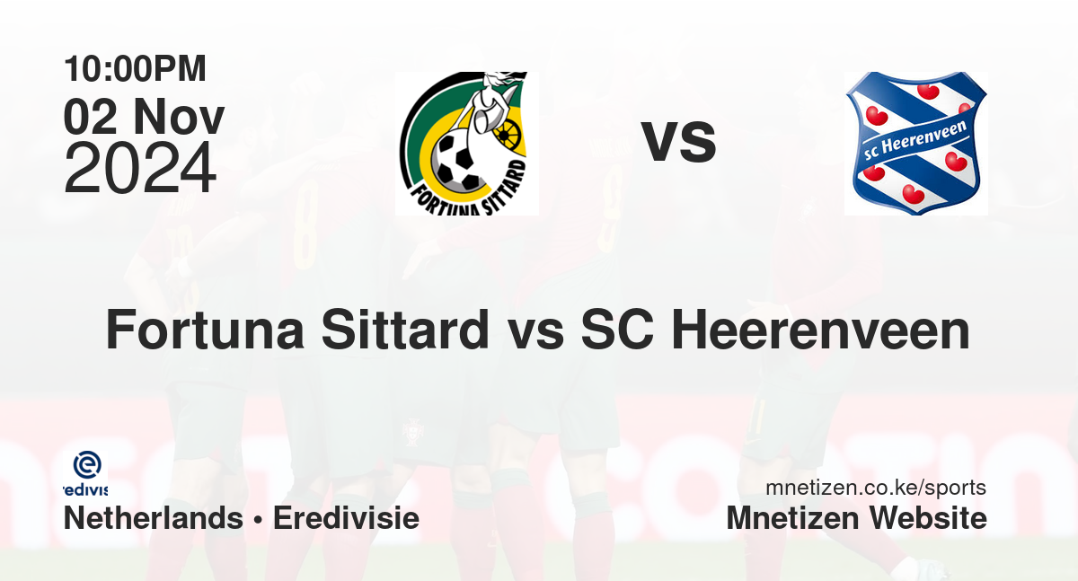 Fortuna Sittard vs SC Heerenveen 