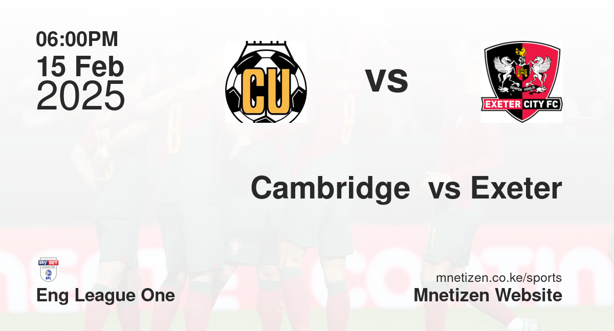 Cambridge  vs Exeter