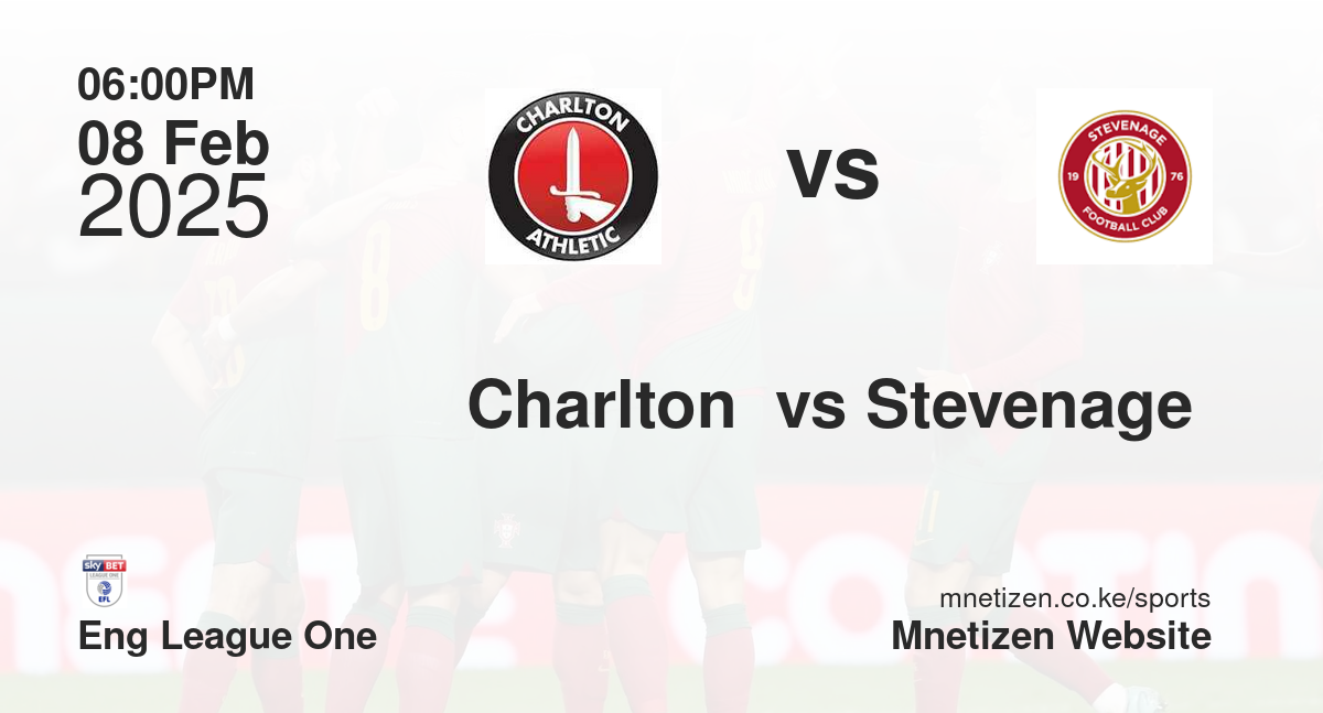 Charlton  vs Stevenage 