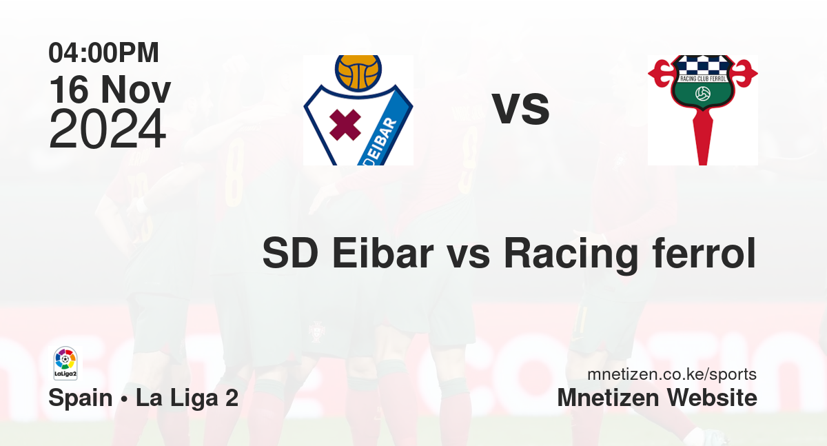 SD Eibar vs Racing ferrol