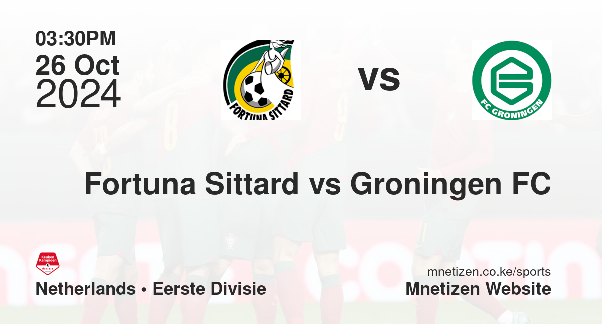 Fortuna Sittard vs Groningen FC