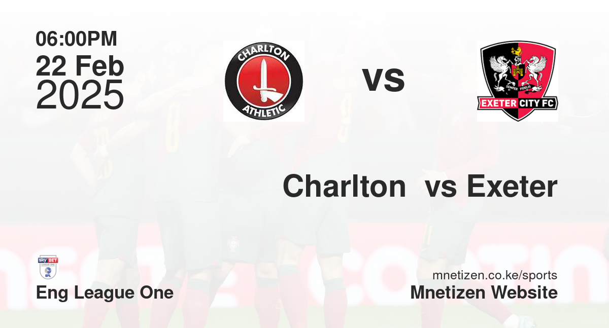 Charlton  vs Exeter