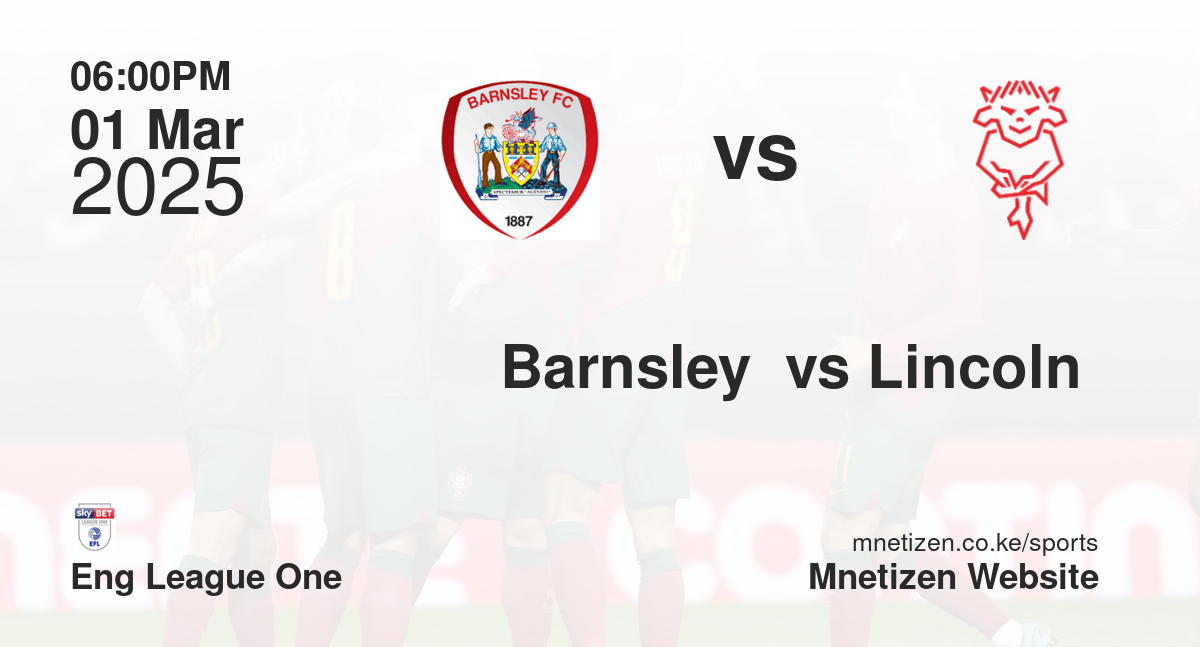 Barnsley  vs Lincoln 