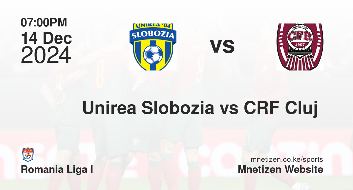 Unirea Slobozia vs CRF Cluj 