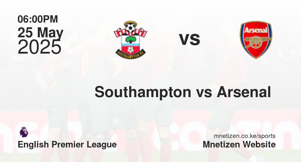 Southampton vs Arsenal 