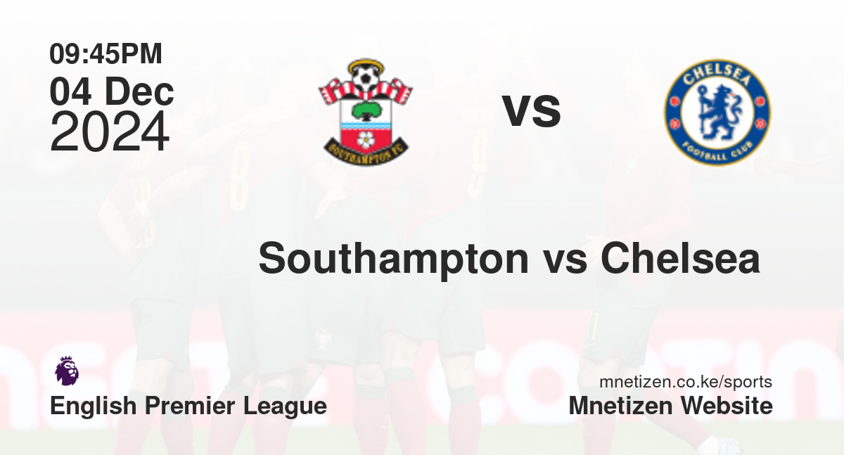 Southampton vs Chelsea 