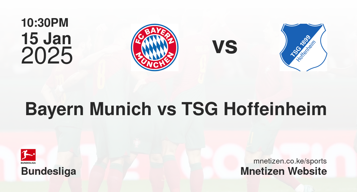 Bayern Munich vs TSG Hoffeinheim