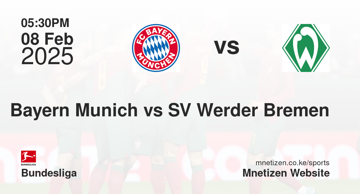 Bayern Munich vs SV Werder Bremen