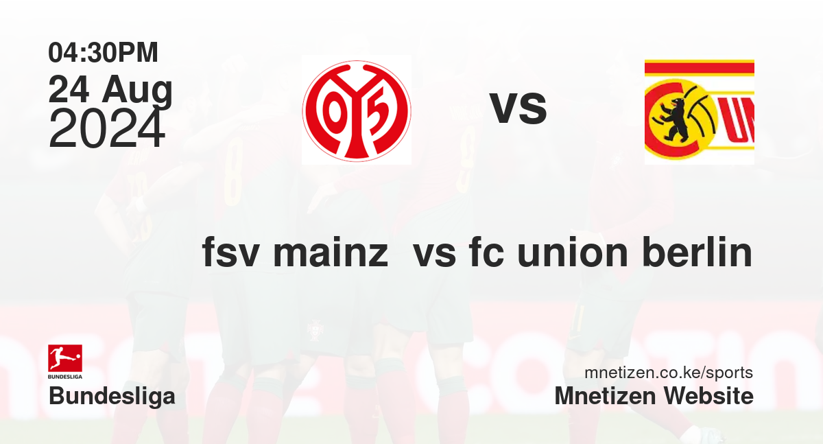 fsv mainz  vs fc union berlin