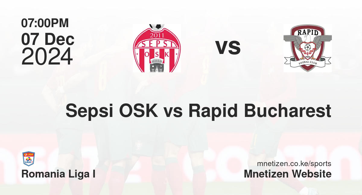 Sepsi OSK vs Rapid Bucharest