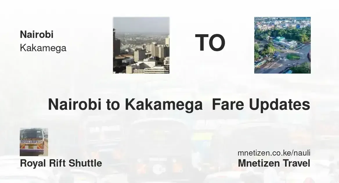 Image of nairobi-to-kakamega-royal-rift-shuttle Shuttle fare
