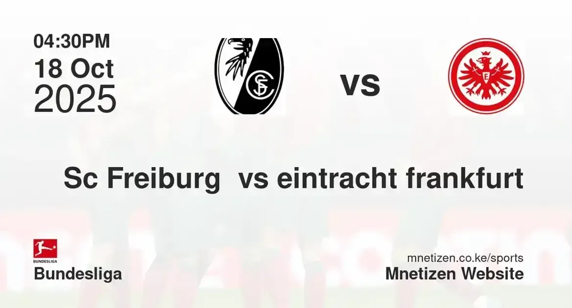 Sc freiburg vs eintracht frankfurt