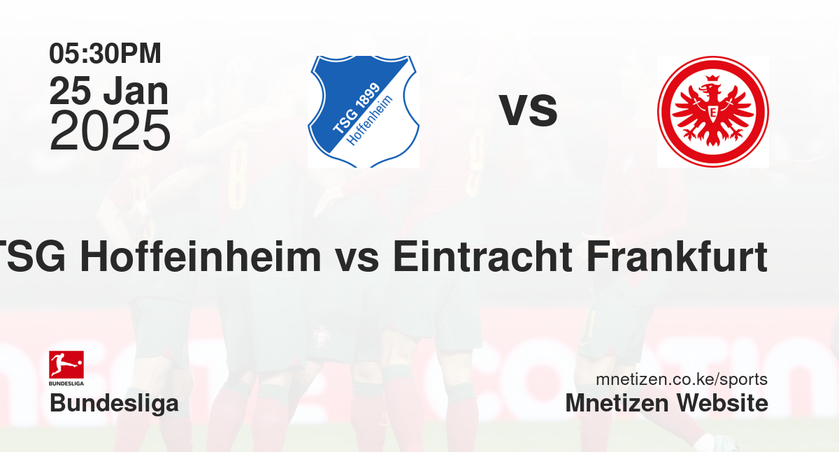 TSG Hoffeinheim vs Eintracht Frankfurt