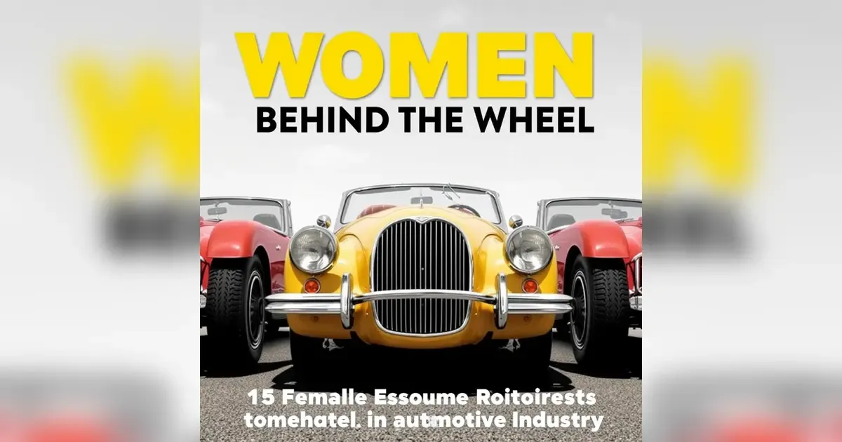 Women Behind The Wheel: Celebrating 15 Female Pioneers In The Automotive Industry