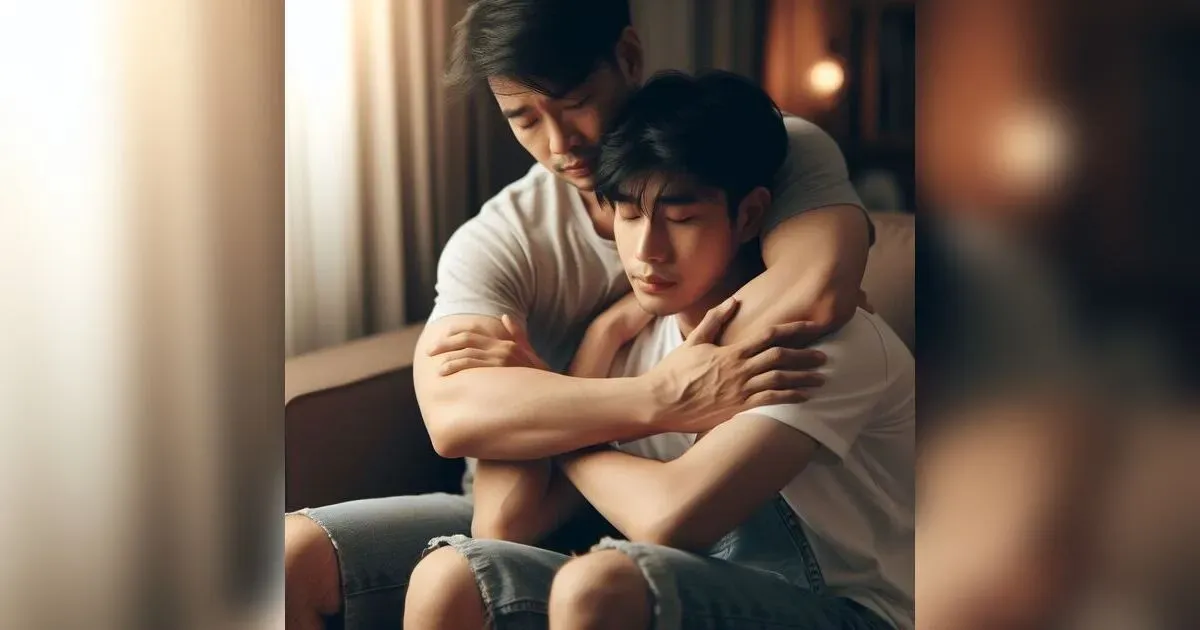 A Father's Embrace: The Strength And Comfort Of A Dad's Love