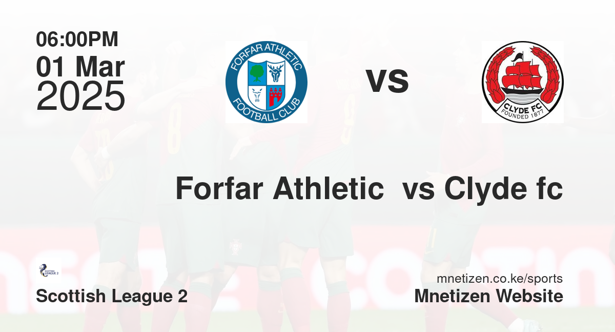 Forfar Athletic  vs Clyde fc