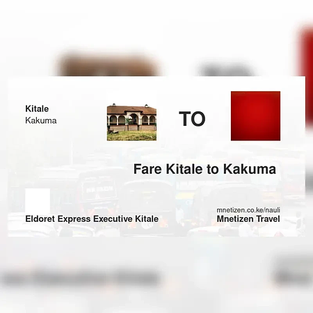 Kitale mpaka Kakuma  - Eldoret express executive - Affordable Travel Fare