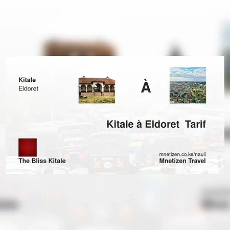 Kitale à Eldoret  - The Bliss - Tarif de voyage abordable